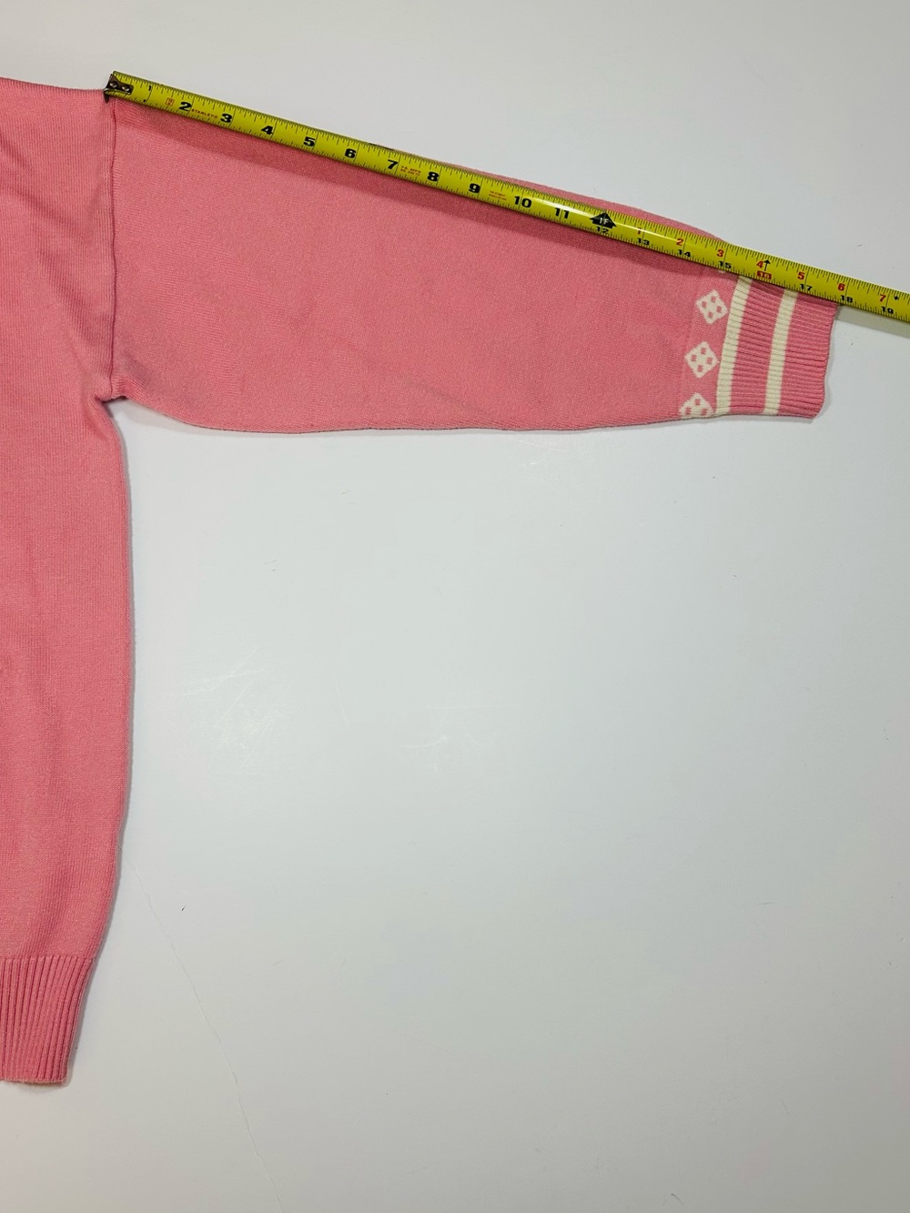 ROMWE Pink Bunny Embroidered Cardigan XL Coquette Kawaii Balletcore Sweater Chic - Picture 4 of 12